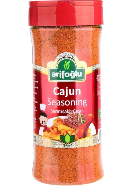 Arifoğlu Cajun Seasoning Sarımsaklı Çeşni 230G (Pet)