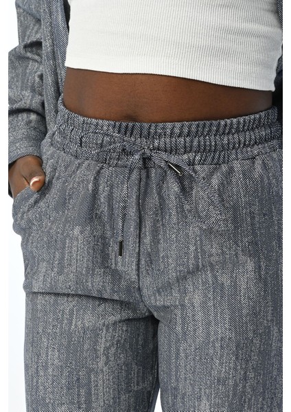 Kadın Lacivert Rahat Kalıp Pantolon fırsatları