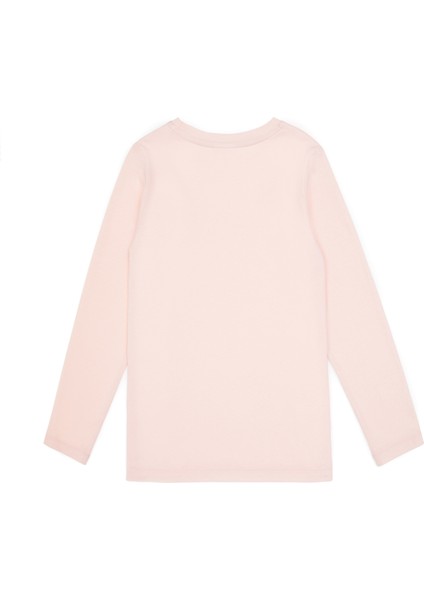 Kız Çocuk Açık Pembe Tişört Basic 50317923-VR078 modelleri
