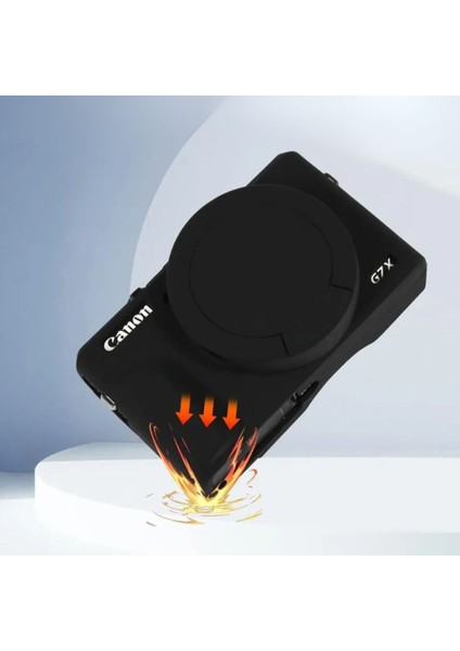 Canon Powershot G7X Mark Iı Koruyucu Kılıfı (Yumuşak Silikon Kamera Kılıfı)