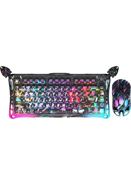 Mercury V75 Pro Hall Effect, Rapid Trigger 8.000 Hz Kablolu Manyetik Klavye + Xpro 32.000 Dpı Rgb Kablosuz Mouse Oyuncu Seti, Siyah