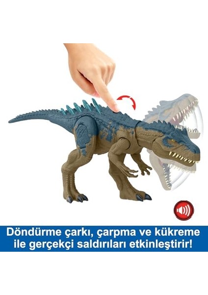 World Süper Güçlü Allosaurus Figürü, Düğmeye Basıldığında Açığa Çıkan, Saldırıp Isırabilen ve Kükreyebilen Aksiyon Figürü, HRX50 fiyatları