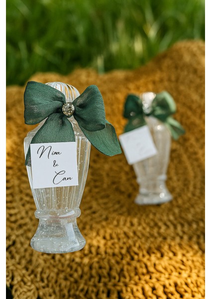 Simli Hediyelik Kolonya Söz, Nişan, Nikah, Düğün, Kına 10 Adet