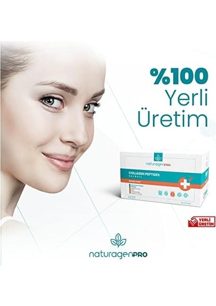 Naturagen Pro Collagen(Kolajen) Beauty 30'lu Saşe Yeşil Elma Aromalı (Tip 1&TIP3-8.000 Mg Hidrolize Kolajen) modelleri
