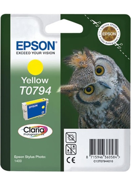 1400-P50 Yellow Sarı Mürekkep Kartuş T07944020