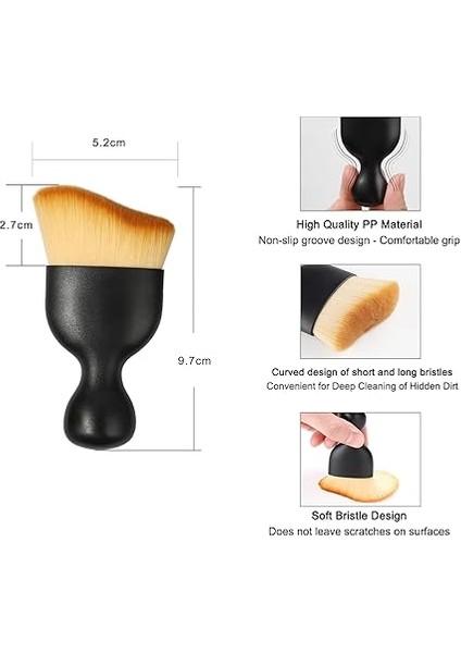 Araç Temizleme Fırçası, 2 Adet Iç Mekan Fırçası, Araç Içi Temizleme, Yumuşak Fırça, Araç Temizleme Fırçası, Toz Giderme, Ofis, Ev Için fiyatları