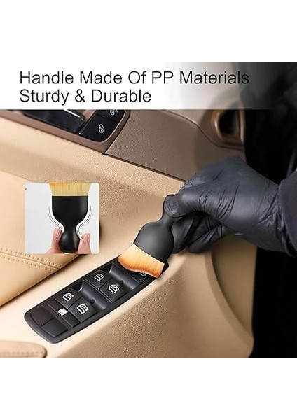 Araç Temizleme Fırçası, 2 Adet Iç Mekan Fırçası, Araç Içi Temizleme, Yumuşak Fırça, Araç Temizleme Fırçası, Toz Giderme, Ofis, Ev Için indirimleri