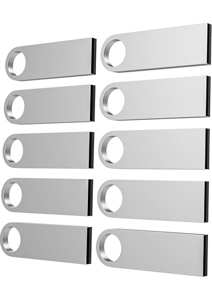 Paket 1 GB USB Bellek Ablaze Mini Hafıza Sürücüsü Su Geçirmez Metal 1 GB USB Bellek 10'lu Paket Laptop