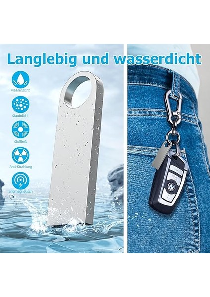 Paket 1 GB USB Bellek Ablaze Mini Hafıza Sürücüsü Su Geçirmez Metal 1 GB USB Bellek 10'lu Paket Laptop fırsatları