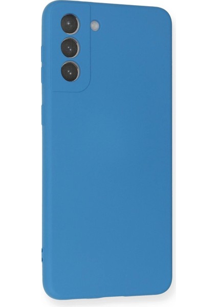 Samsung Galaxy S21 Plus Kılıf Nano Içi Kadife Silikon - MAVI-(5796) - N891J472-M95891 fiyatları