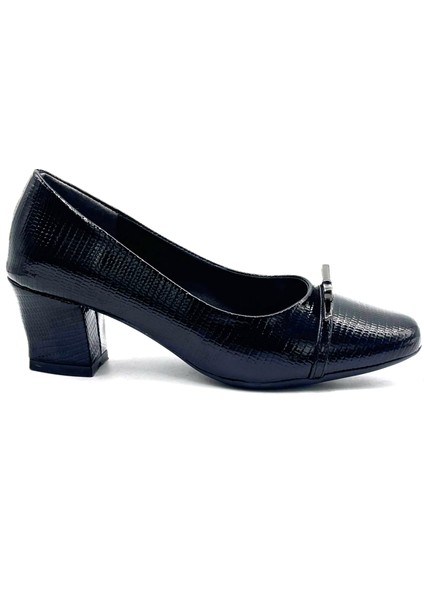 Piri Piri Kısa Topuklu Kadın Ayakkabı Siyah fiyatları