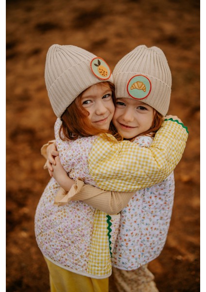 Flower Garden Peluş Detaylı Ceket