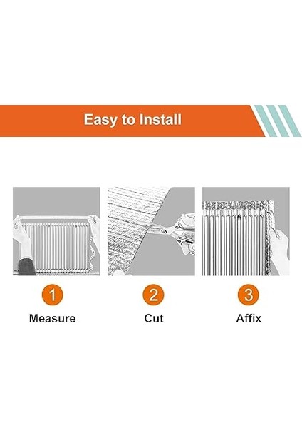 Ev ve Işyeri Için 5 Adet Radyatör Petek Arkası Yalıtım Levhası Plakası 1 cm modelleri