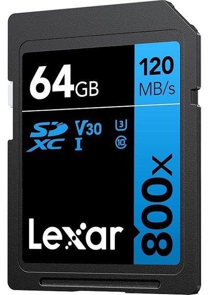 64GB Professional 800X Sdxc™ Uhs-I Cards, Up To 120MB/S Read 45MB/S Write C10 V30 U3 fiyatları