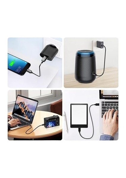 4442 Type-C To Micro USB Çevirici Dönüştürücü Kablo 80 cm Typec (Usb-C) → Micro USB Dönüşüm 480 Mbps’ye Kadar Veri Aktarım Hızı Ters Takılabilir Type C Uç Tasarımı indirimleri