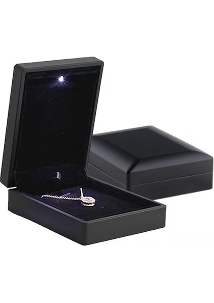 Madam&matmazel Kadın Modası Bahar Kampanyası Işıklı Kolye Kutusu Hediye, Söz, Nişan, Evlilik, Teklif, Takı, Düzenleme, Organizer (Siyah) fiyatları