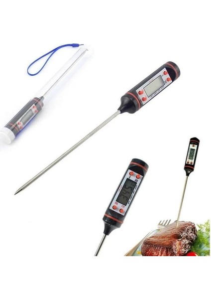 Mutfak Termometresi - Ölçer Gıda, Yemek, Et, Süt Ölçer