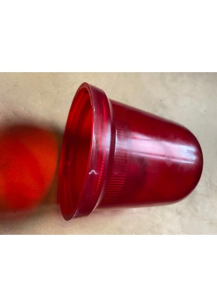 Tepe Ikaz Dönerli Lambası Galax Kırmızı Cam