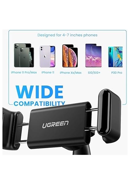 Araç Telefonu Tutacağı Gösterge Paneli Tutacağı iPhone ile Uyumlu Galaxy Redmi Huawei modelleri