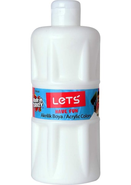 L-5300 Akrilik Boya, Beyaz, 500 ml