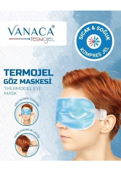 Vanaca Göz Maskesi Soğutucu Isıtıcı Jel Kompres Rahatlatıcı ve Dinlendirici Soğuk&sıcak Kompres Jel, Rahat Uyku Için, Baş, Migren Ağrısı Için Soğuk Göz Maskesi Tekrar Kullanılır Soğuk Göz Maskesi fiyatları