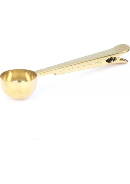 Gold Paslanmaz Çelik Mandallı Kahve Ölçü Kaşığı 15 ml fırsatları