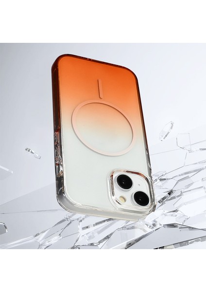 iPhone 15 Kılıf Rainbow Renkli Septik Manyetik Şarj Kapak fiyatları