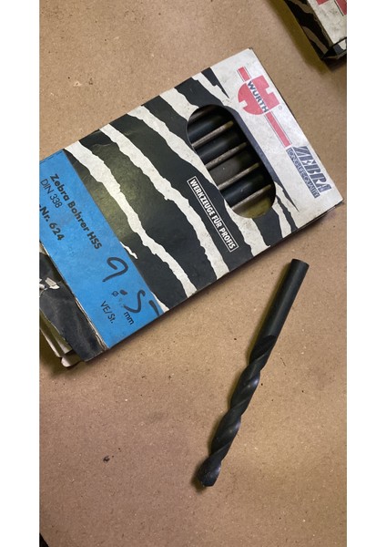 Würth Zebra Matkap Ucu 9.5 mm Hss Demir Çelik Metal Aliminyum 1 Adet