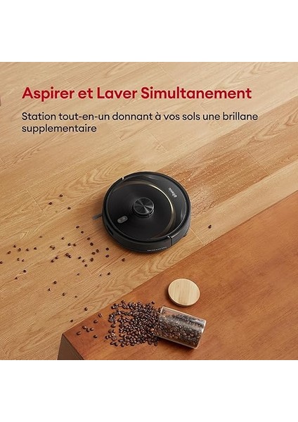 T10 Elite Robot Vacuum Cleaner With Mop, Robotic Vacuum Self Emptying For 45 Days Hands-Free, Lidar Navigation, Compatible With Alexa/wi-Fi Connected, Ideal For Pet Hair, Hard Floor And Carpet indirimleri