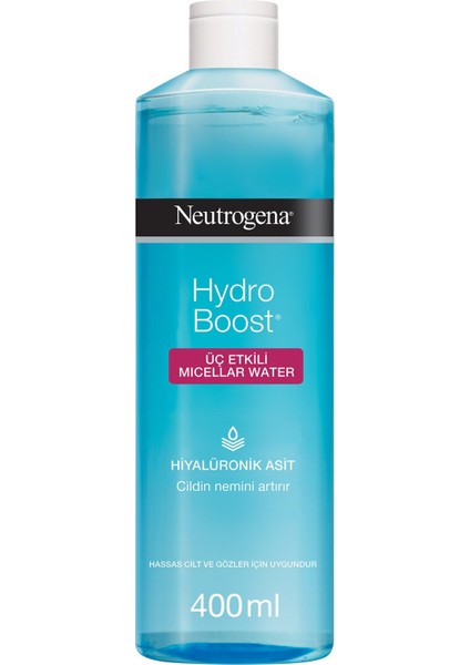 Hydro Boost Üç Etkili Micellar Water, 400 ml 2 Adet