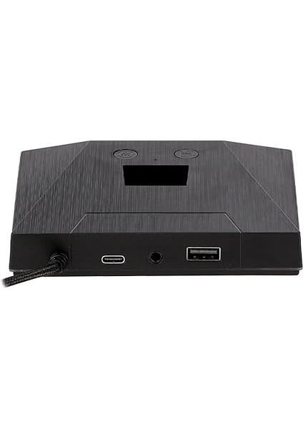 F65 Aux Type-C ve Usb-A Hub Özellikli Rgb Kulaklık Standı fırsatları