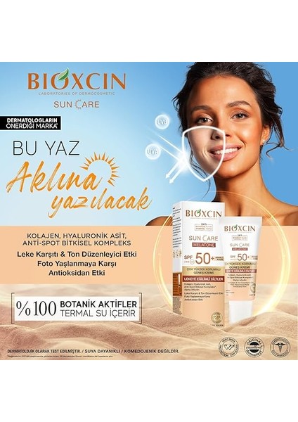 Sun Care Lekeye Eğilimli Ciltler Için Çok Yüksek Korumalı Renkli Güneş Kremi 50 Spf - Leke Tinted 50 ml indirimleri