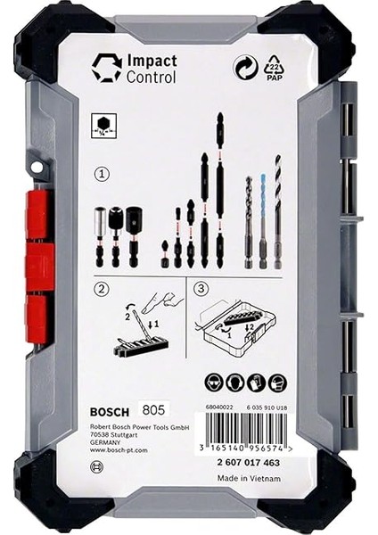 Professional 35 Adet Multiconstruction Matkap Ucu ve Darbe Kontrollü Tornavida Ucu Seti fiyatları