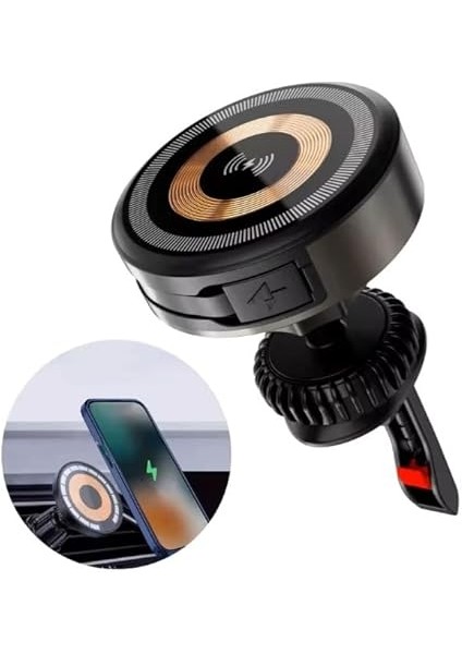 Hoala Araç Içi Telefon Tutucu, Kablosuz Şarj ve Manyetik Araç Içi Telefon Tutucu, Güçlü Tutunma, Sağlam ve Dayanıklı Yapı, Type-C Girişli Araba Için fiyatları
