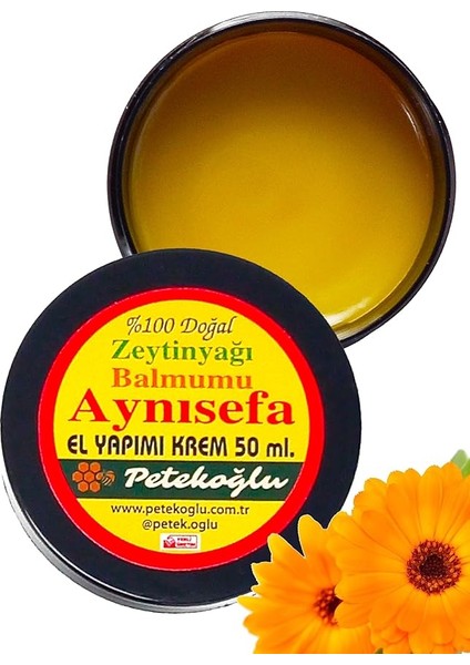(50ML) Aynısefa Balmumu Zeytinyağlı Krem El YAPIMI%100 Doğal
