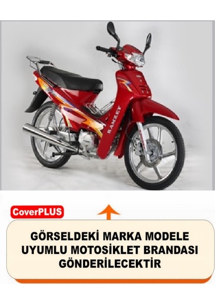 Ramzey Branda (Arka Çanta Uyumlu) Motosiket Brandası (Gri Renk) Motor Örtüsü Çadır Su Geçirmez Motosiklet Kılıfı Motor Brandası fiyatları