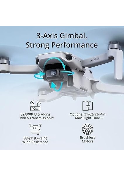 Mini 4K Fly More Combo (Gl) modelleri