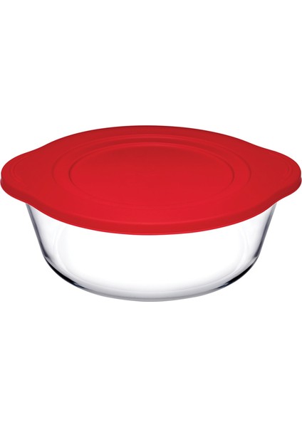 Borcam Kırmızı Kapaklı Tencere 1450 cc 3 Adet