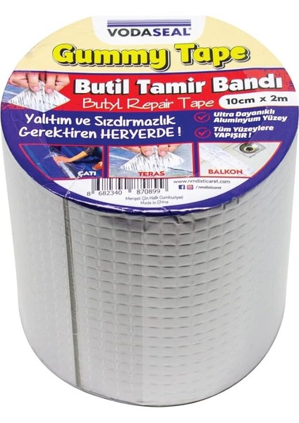 Gummy Tape Bant, 100 Milimetre x 2 Metre