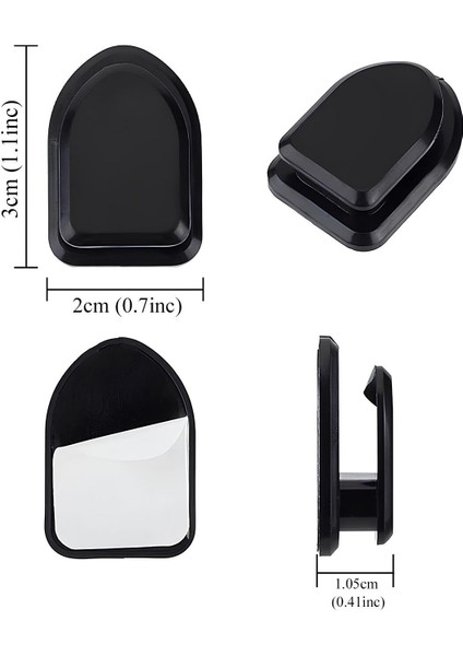 Kablo Düzenleyici Toplayıcı Sabitleyici Yapışkanlı Kablo Tutucu Organizer Askı Kanca 10 Adet fırsatları