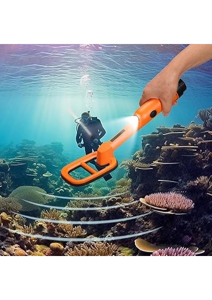 Metal Dedektörü Bobin Su Geçirmez, Sualtı Madeni Para Bulucu, IP68 Hazine Bulucu, LED Işıklı Altın Bulucu, Dalış Deniz Yatağı ve Göller Için fırsatları