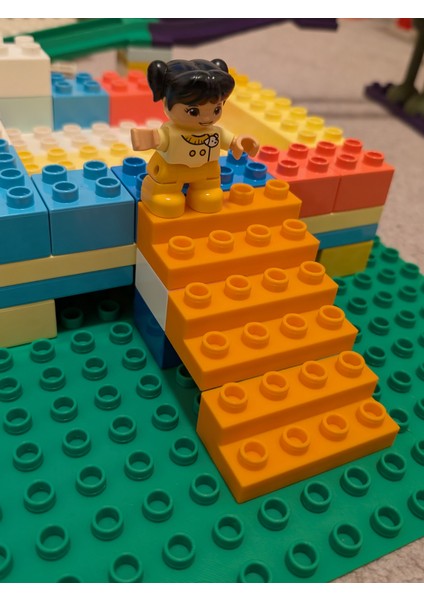 Yapı Blok Uyumlu Merdiven 3lü | 3D Yazıcı Üretimi | Merdiven fiyatları