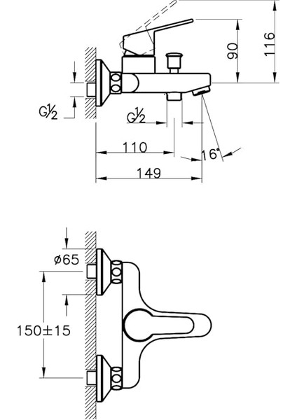 Misto Banyo Bataryası Krom fiyatları