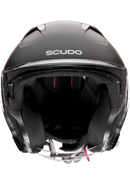 O1 Open Face Çene Açık Güneş Vizörlü Motosiklet Kaskı Ece 22.06 Sertifikalı Mat Siyah