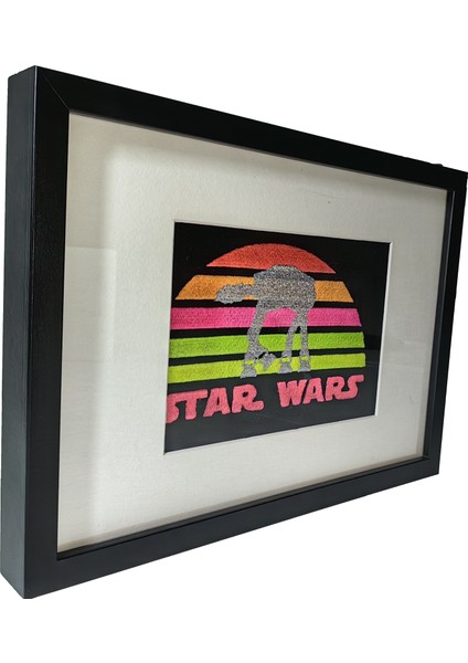 Star Wars 5 - Uv LED Li Neon Nakış Işlemeli 21X30 cm fiyatları