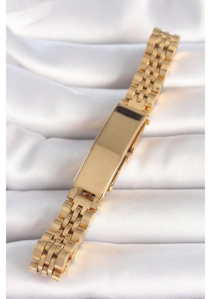 Bfs 316L Çelik Gold Renk Zincir Künye Model Erkek Bileklik fiyatları