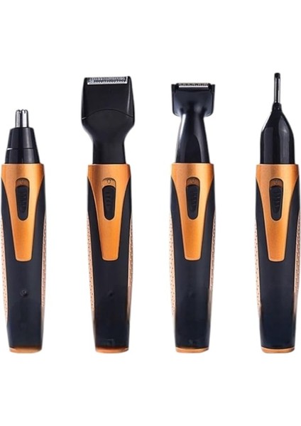 Makinesi 4 In 1 Şarj Edilebilir Erkekler Burun Kulak Saç Düzeltici Elektrikli Sakal Kaş Kesme Tıraş Kişisel Bakım Seti modelleri
