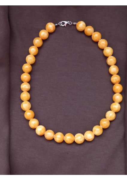 Doğaltaş Kolye;kalsit Ceyt Taşı ile Tasarlanmıştır. modelleri