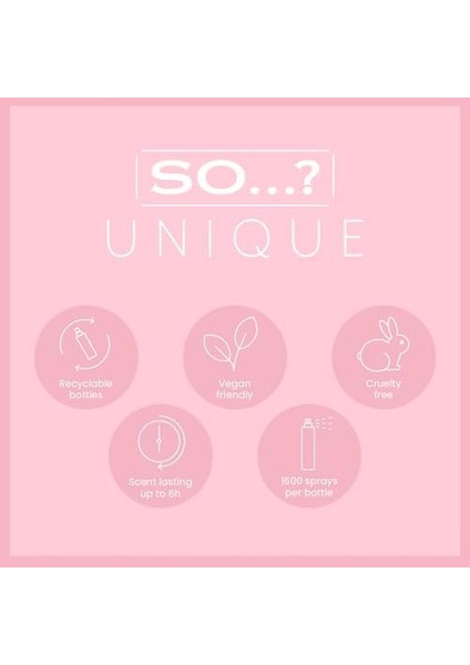 So…? Unique Bayan Vegan Truffle Cream Kokulu Vücut Sisi, Kadınlar Için Vücut Spreyi 150