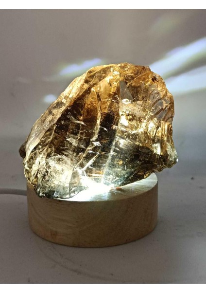 Dumanlı Kuvars Doğaltaş Radyasyonsavar Derin Uyku Lambası